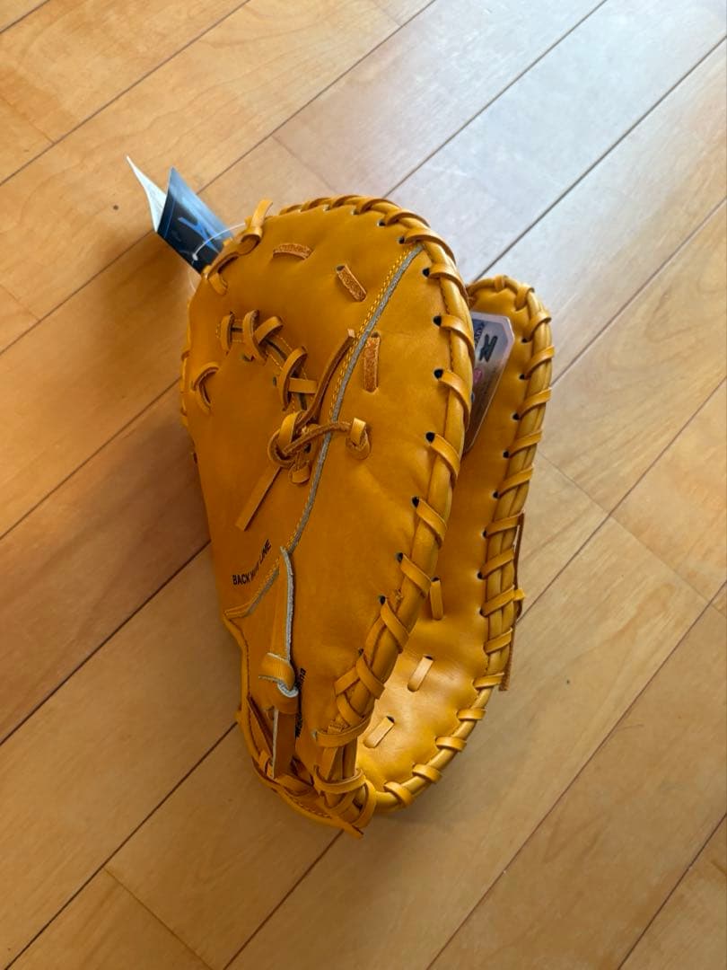 軟式 グローブ イエロー　ミズノ KANAME