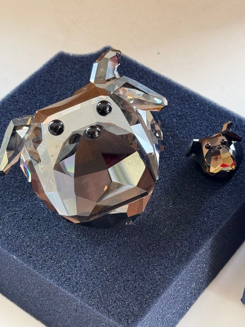 スワロフスキー Tomaso lovelots 特大サイズ　パグ　ブル　置物