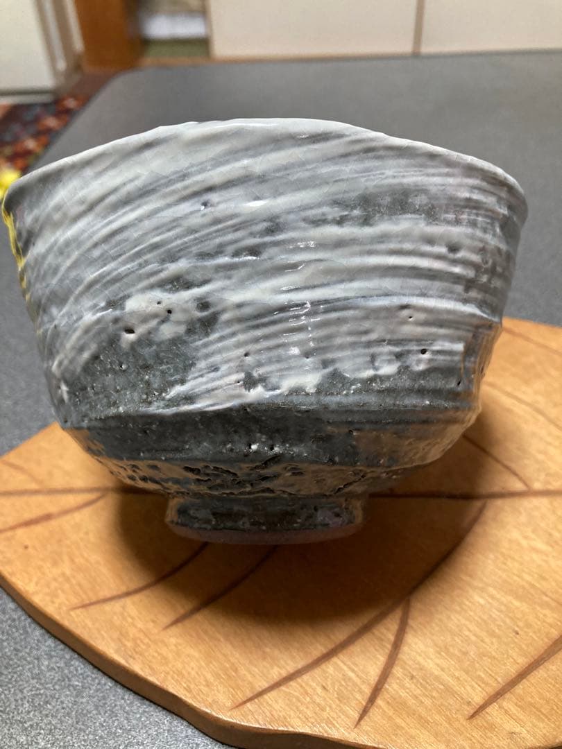 刷毛目抹茶碗　美術品