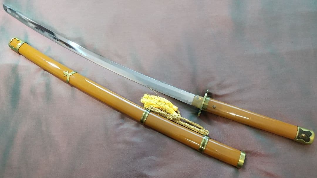 ☆格安☆【金属刀身】髭切 模造刀 武具 日本刀 刀剣乱舞 コスプレ 模擬刀 刀剣