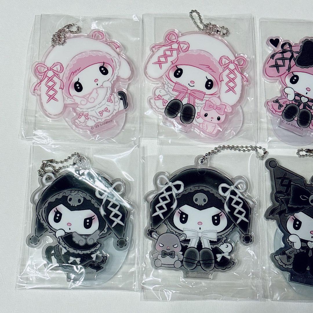 ♡月夜 秘密 真夜中 メロクロ マイメロ クロミ シークレット アクリルスタンド