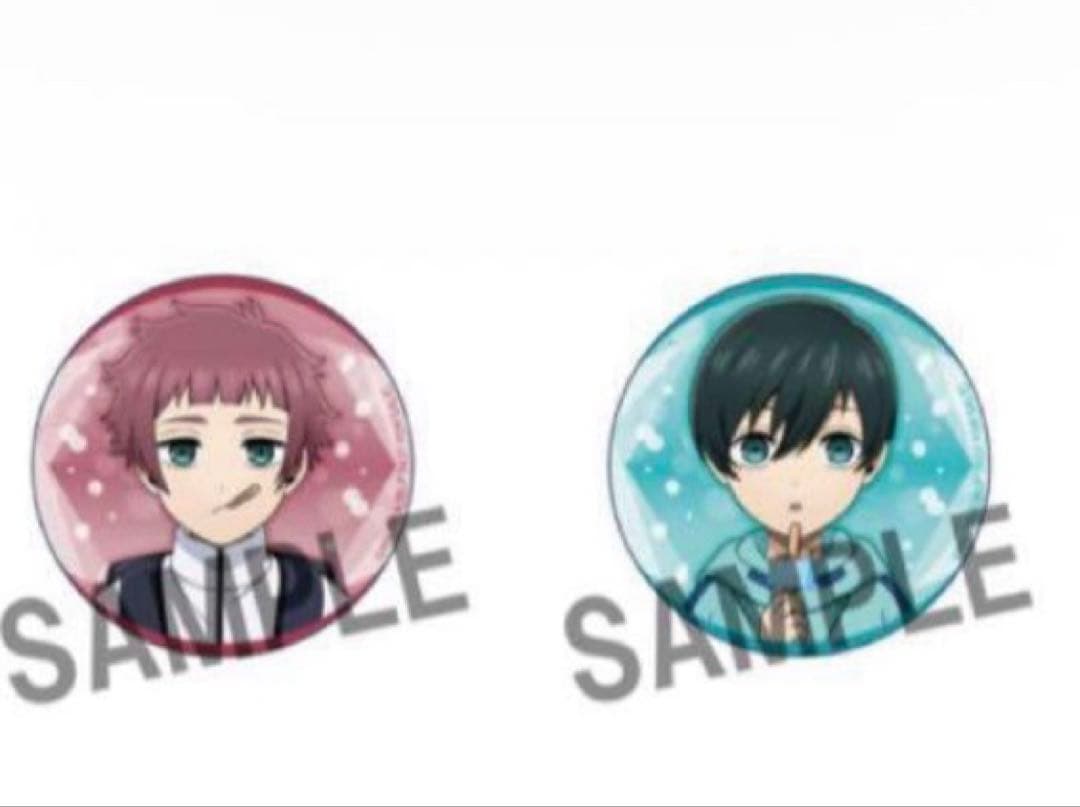 ブルーロック u-20 アニメイト購入特典 糸師凛 糸師冴 缶バッジ