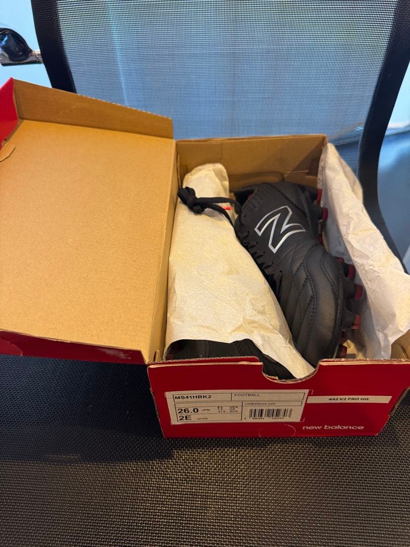 未使用 ニューバランス サッカースパイク 442 PRO HG カンガルーレザー