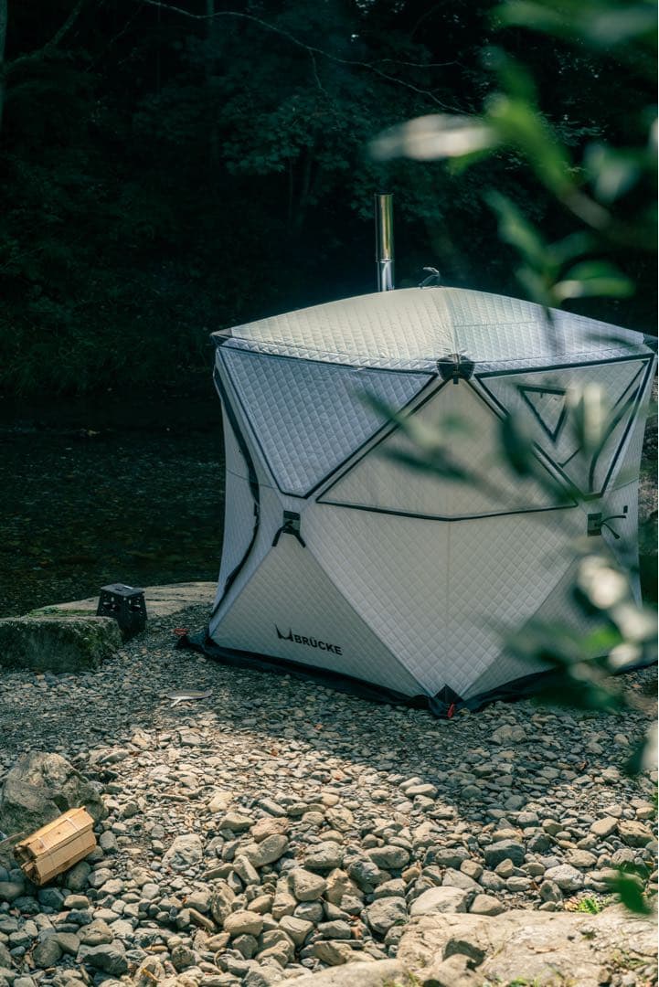 【新品未使用】サウナテントPRO 防水 サウナテント white パノラマPRO