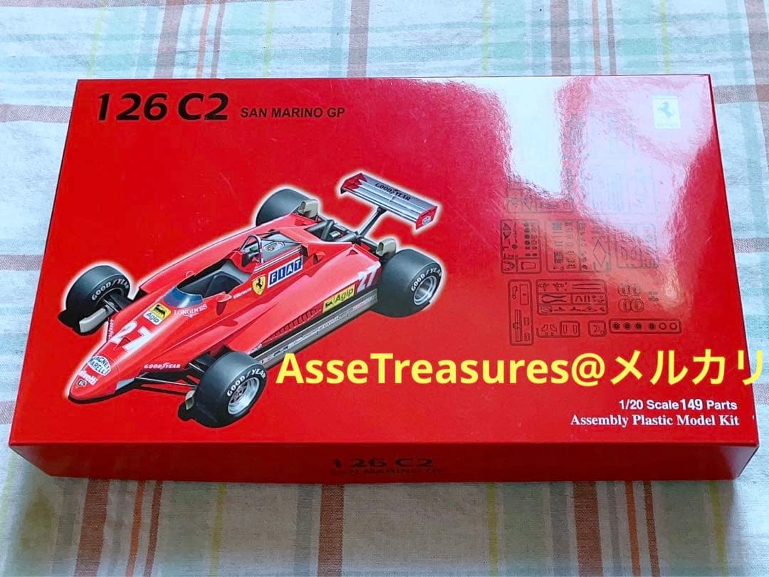 限定品 フジミ 1/20 フェラーリ126C2 w/カルトグラフデカール 良状態