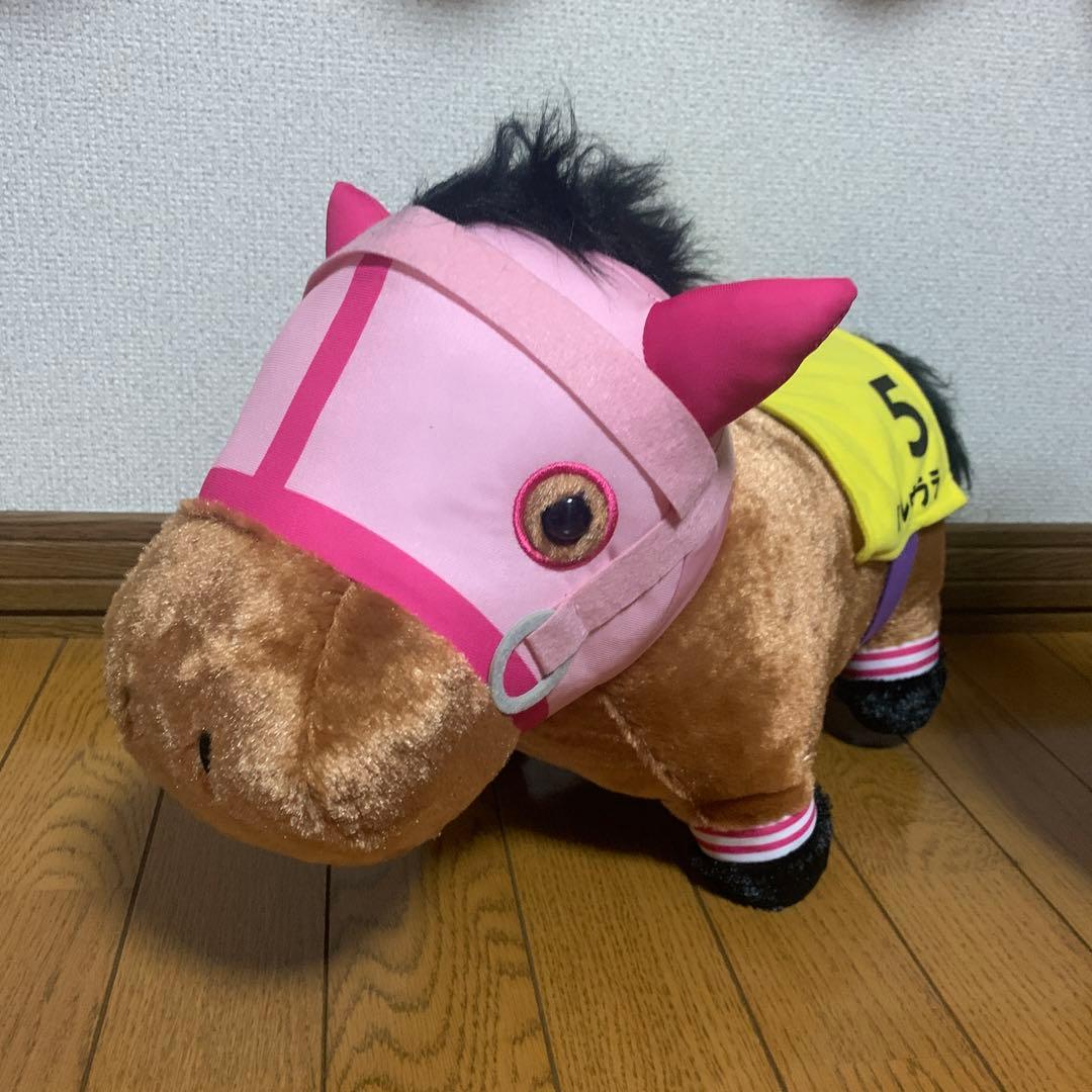 ナムコ限定　サラブレッドコレクション　ふわふわBIGぬいぐるみ　ハルウララ