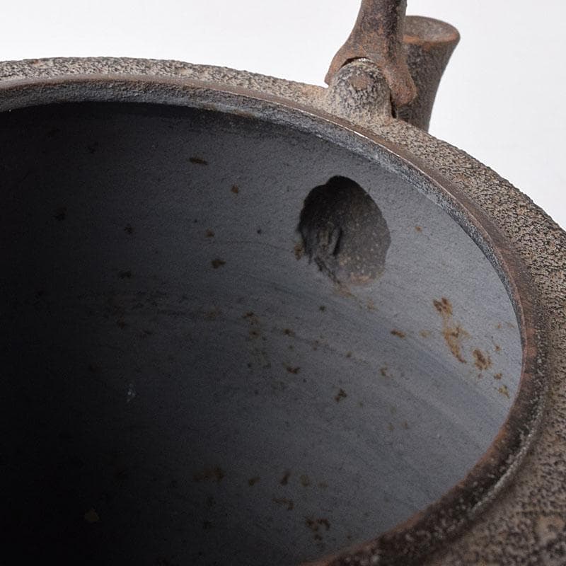 煎茶道具　山形鋳物　保寿堂　光風号　鉄瓶　M　R8724