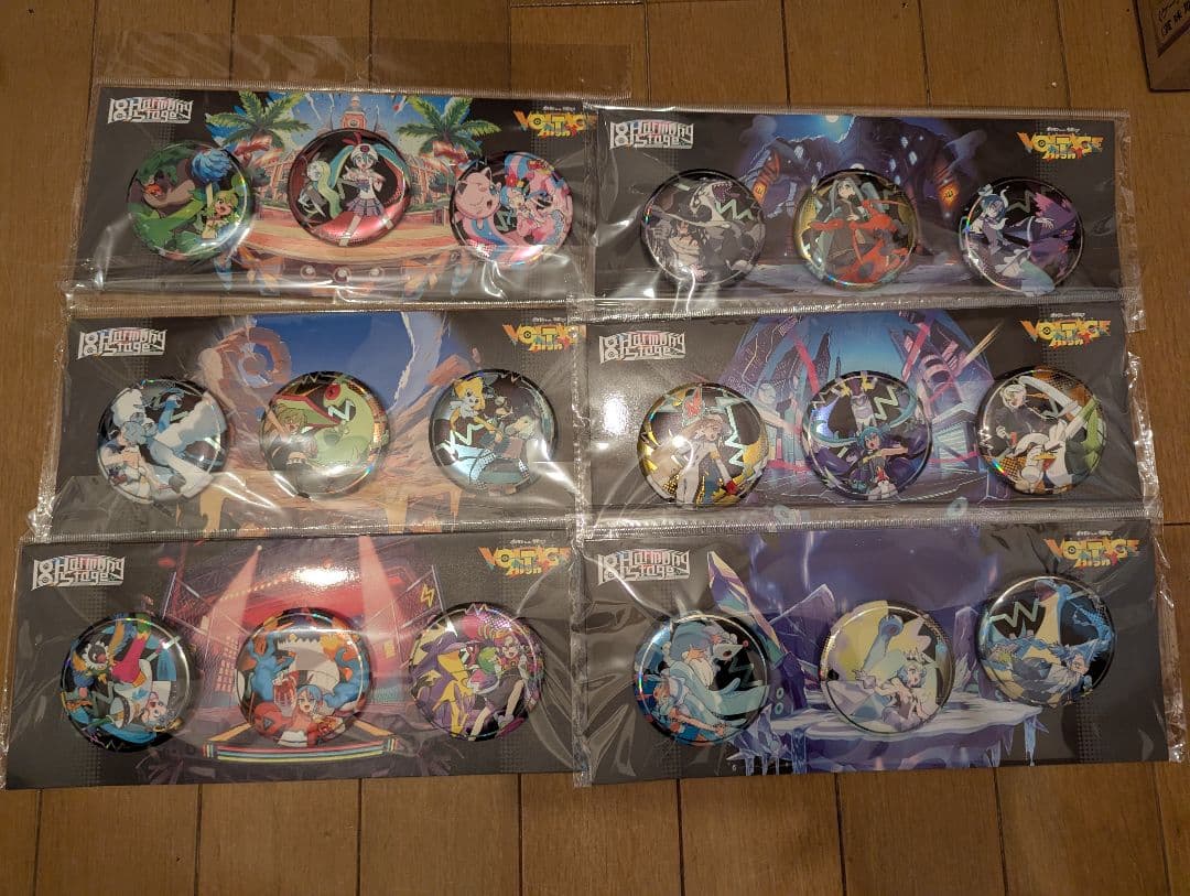 【ポケモンセンター限定】缶バッジ全18種類コンプリートセット ポケミク