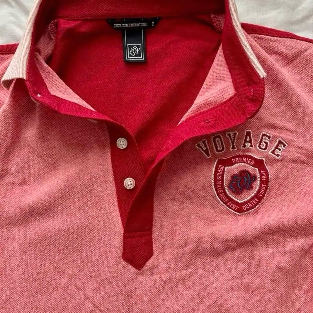 ◆美品◆ ZOY ゾーイ ロゴ 刺繍 ストレッチ 半袖 ポロシャツ ゴルフウェア