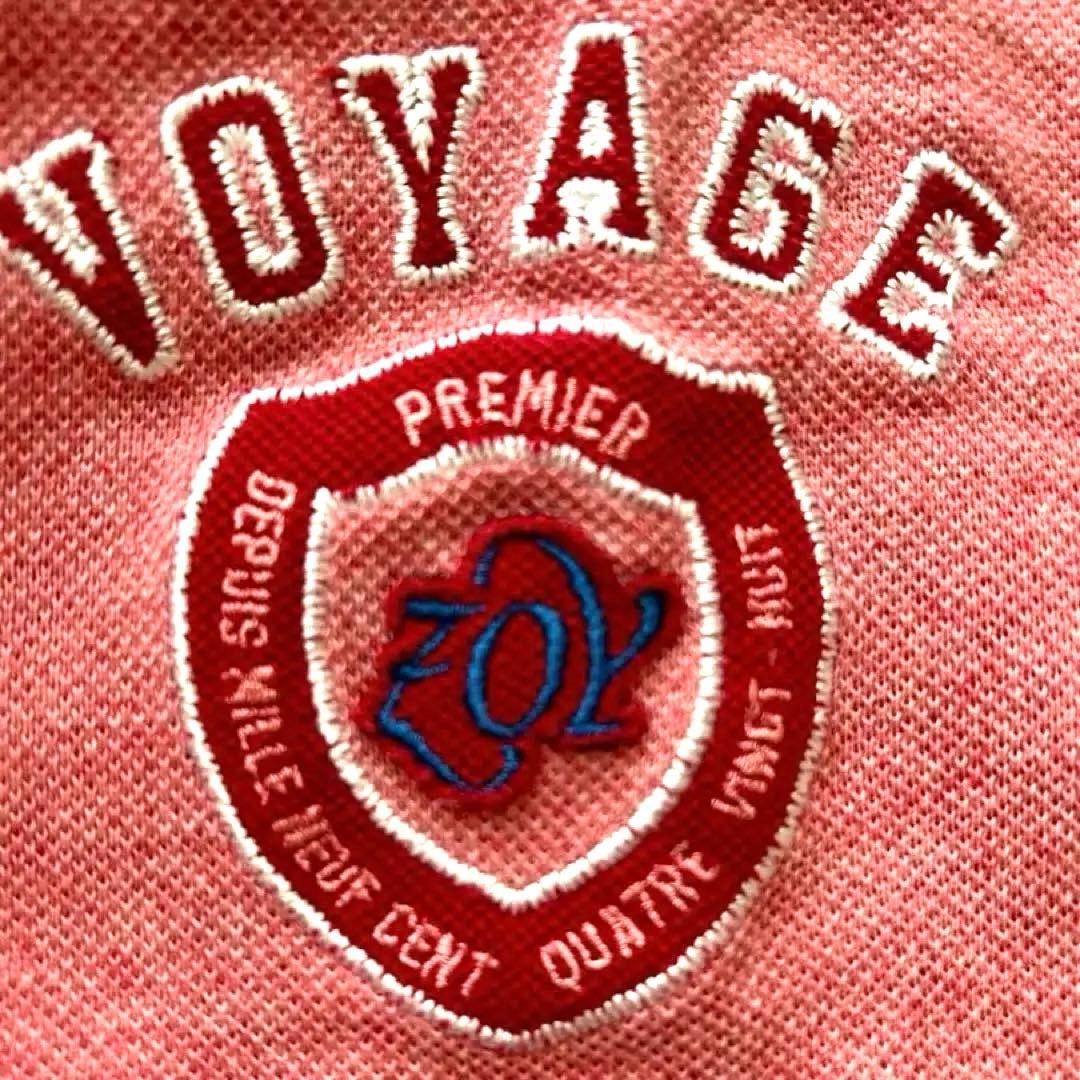 ◆美品◆ ZOY ゾーイ ロゴ 刺繍 ストレッチ 半袖 ポロシャツ ゴルフウェア