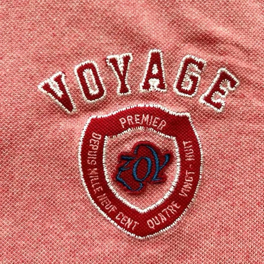 ◆美品◆ ZOY ゾーイ ロゴ 刺繍 ストレッチ 半袖 ポロシャツ ゴルフウェア