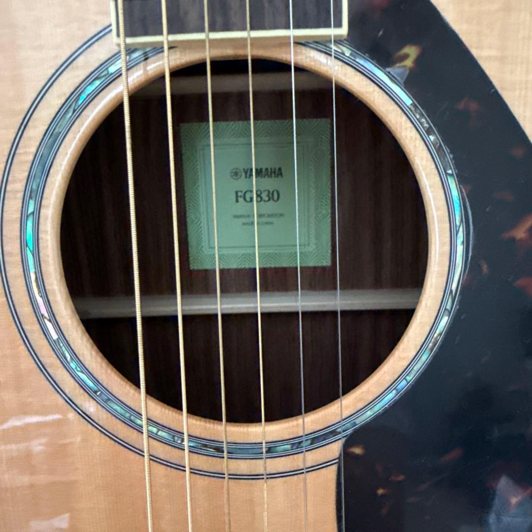 YAMAHA FG830 アコースティックギター　付属品付き