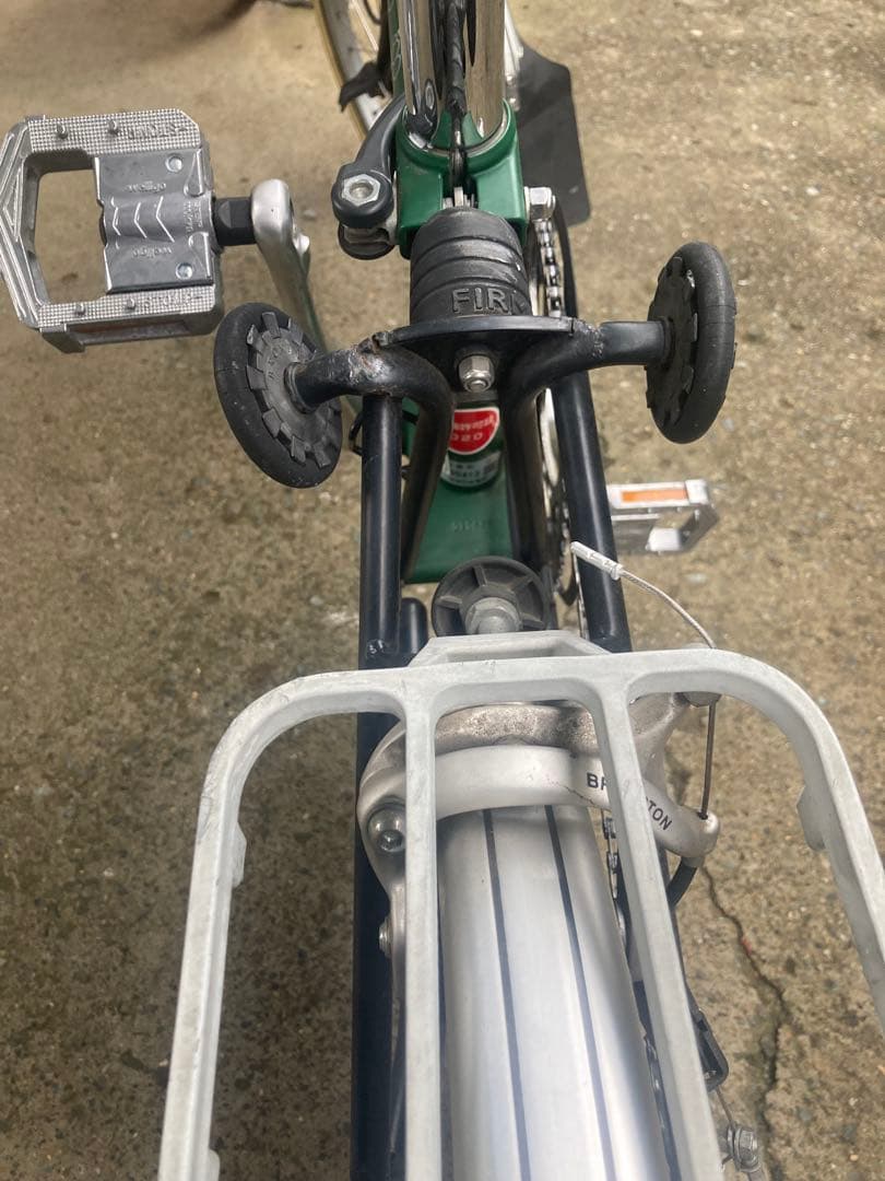 BROMPTON M3L 折りたたみ自転車 緑色 純正鞄付き