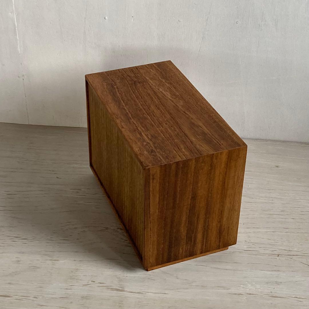 古い木製3杯 小引き出し 小物入れ 糸ケース 古家具 ディスプレイケース