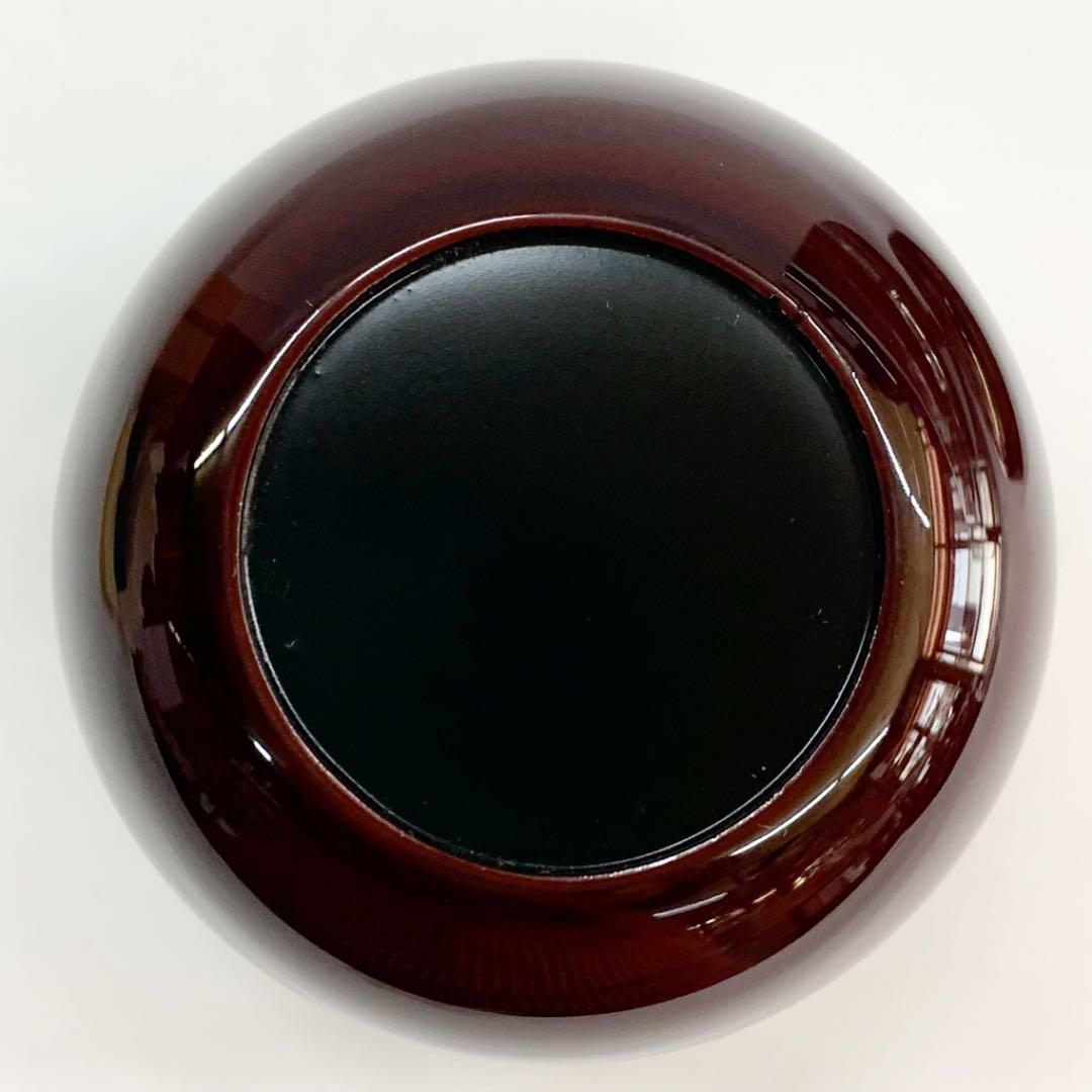 【棗　桜川蒔絵　溜塗】新井司峰　共箱