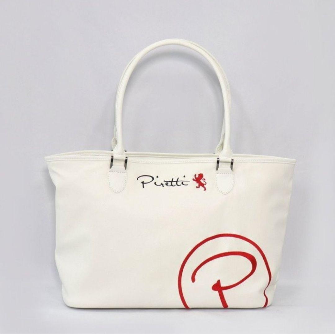 新品　ピレッティ　ゴルフ　トートバッグ　白　ボストンバッグ　ゴルフバッグ