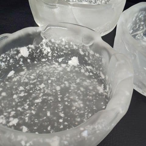 藤田喬平作手吹ガラス丸小鉢