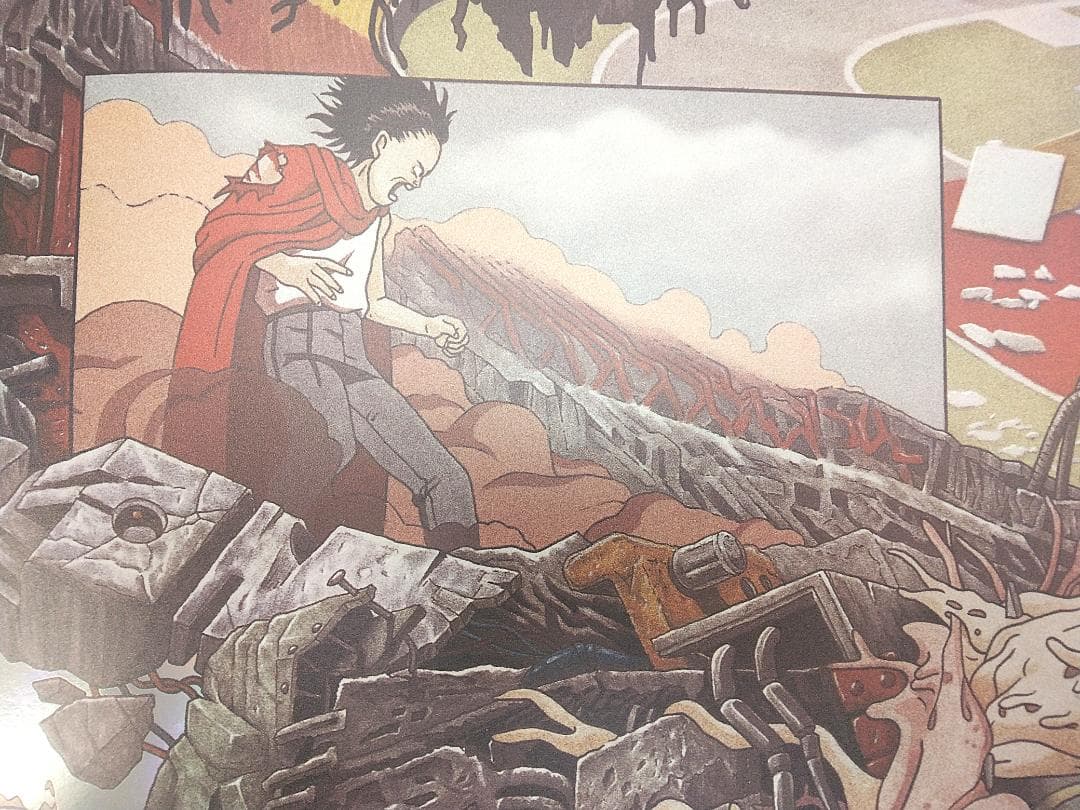 アキラ　AKIRA　大友克洋　ファインアートジクレープリント　レインボーフォイル