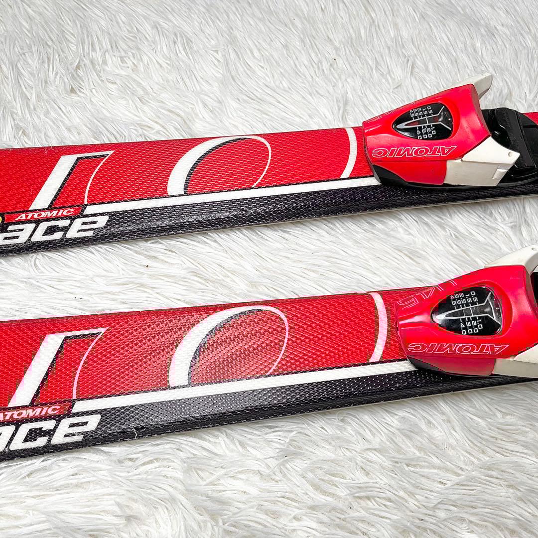 【良品】ATOMIC RACE 120 ジュニアスキー板 ビンディング付