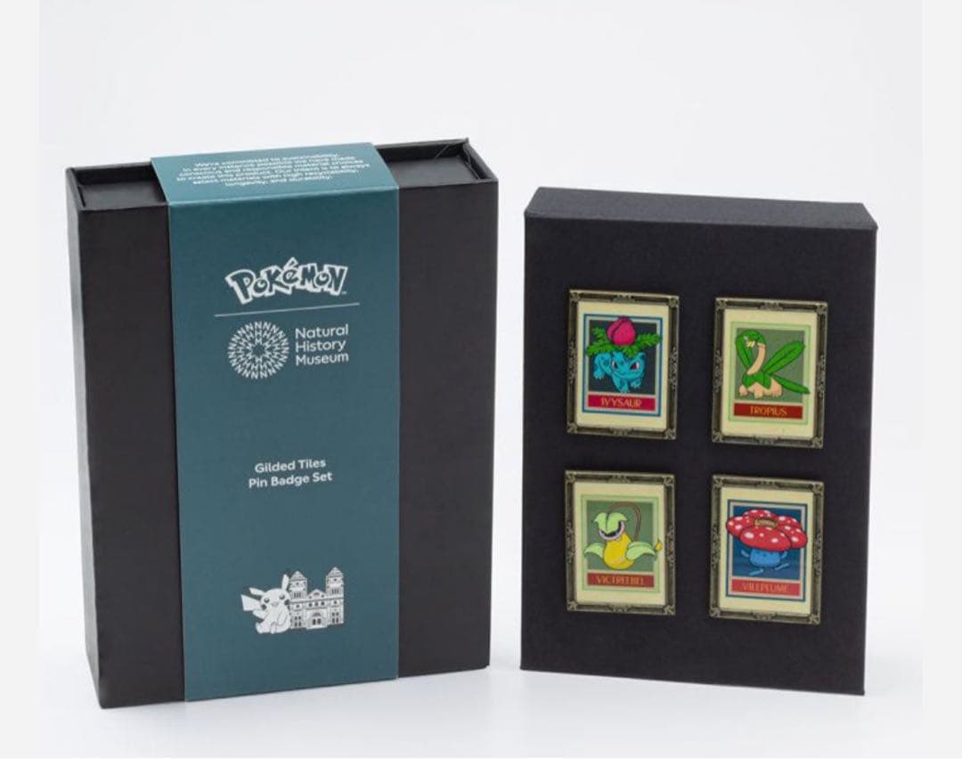 ポケモン 自然史博物館 ピンバッジセット