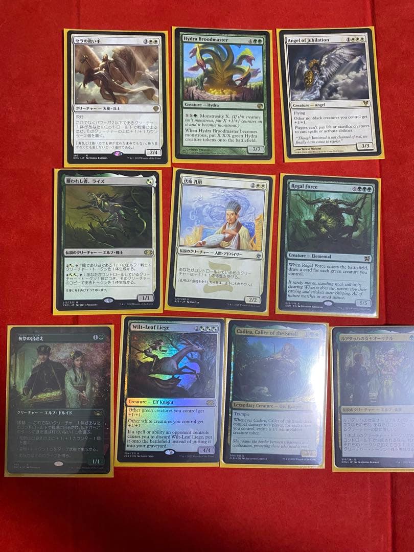 引退品　mtg edh 統率者　七のジャスミン・ボリアル　セレズニア