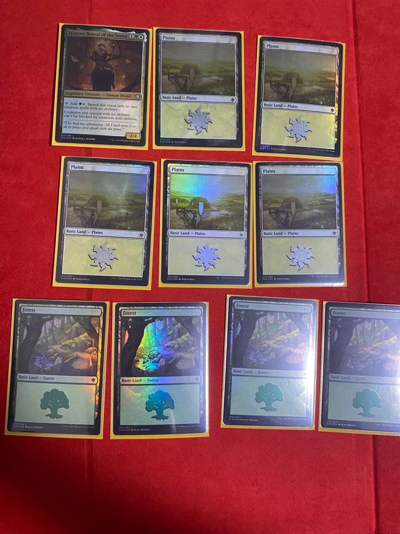 引退品　mtg edh 統率者　七のジャスミン・ボリアル　セレズニア