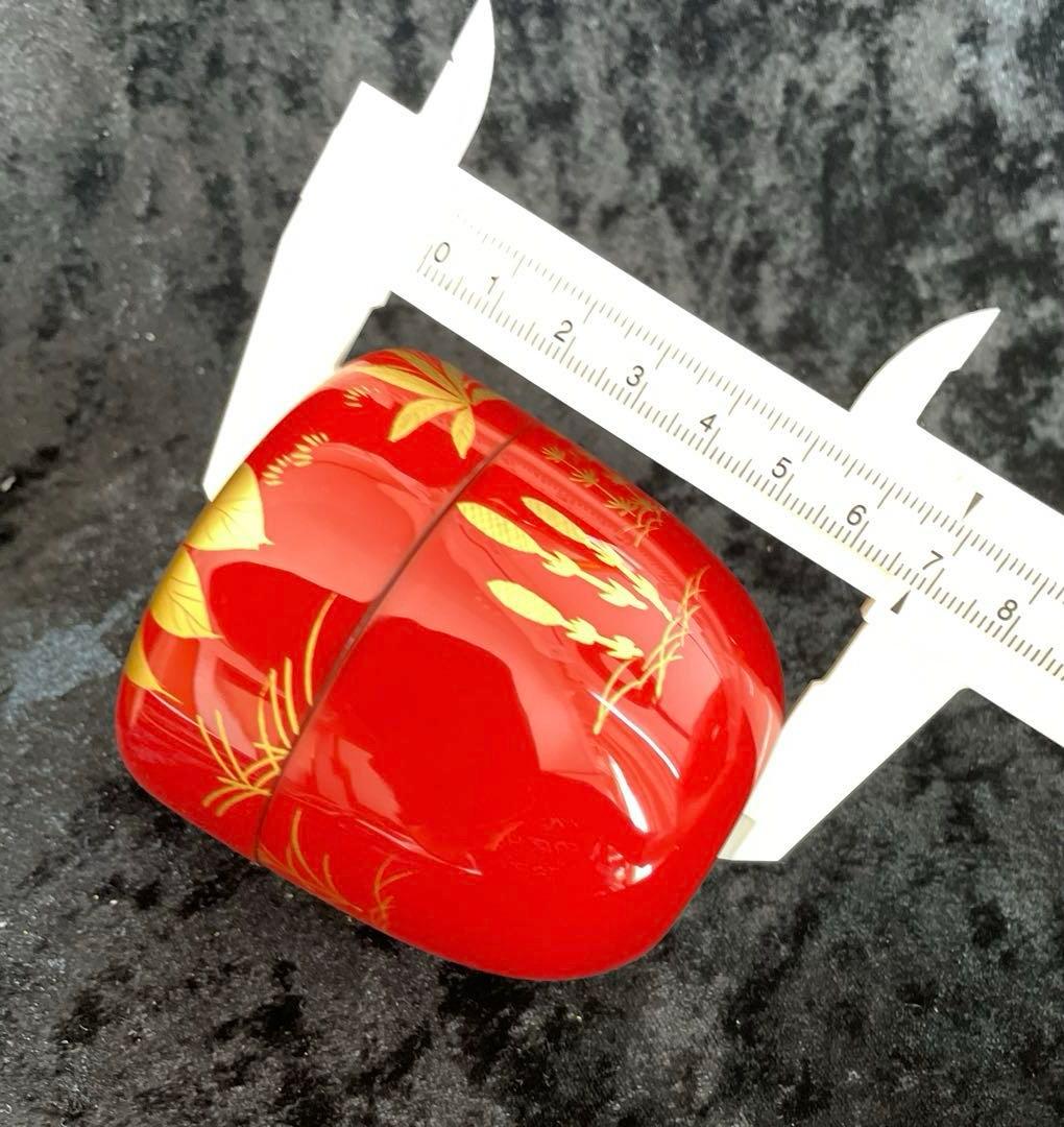 茶道具　棗 金色装飾