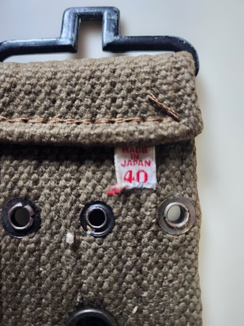 ヴィンテージ軍用ミリタリーベルト