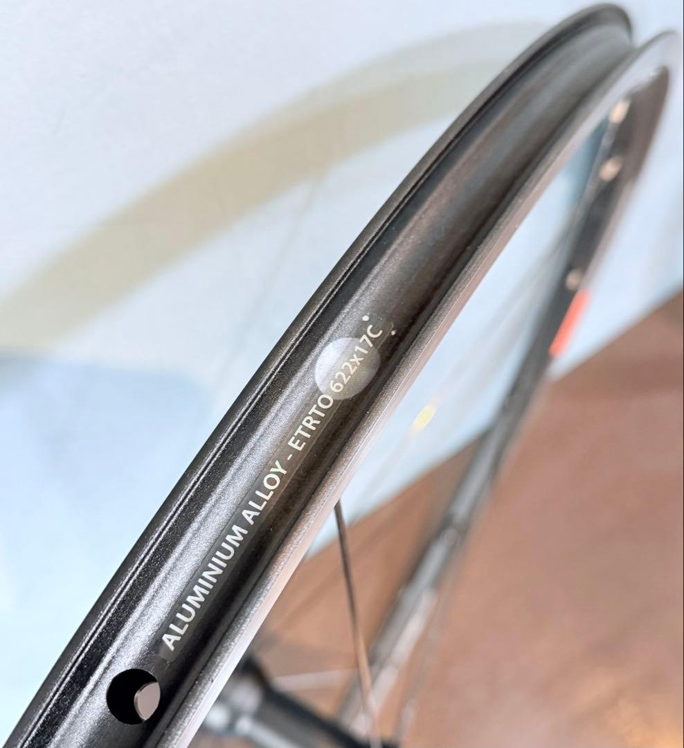 【美品】カンパニョーロ ゾンダ c17 前後ホイールセット クリンチャー