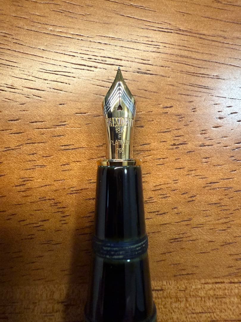 プラチナ万年筆 出雲 溜塗り『空溜』細字 PIZ-55000