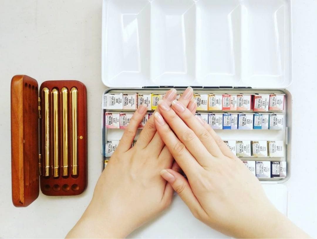 Zecchi Firenze 筆　筆セット　絵の具セット　水彩画