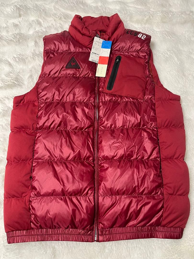 新品未使用 ルコックスポルティフ ゴルフ ダウンベスト L 定価約2万円