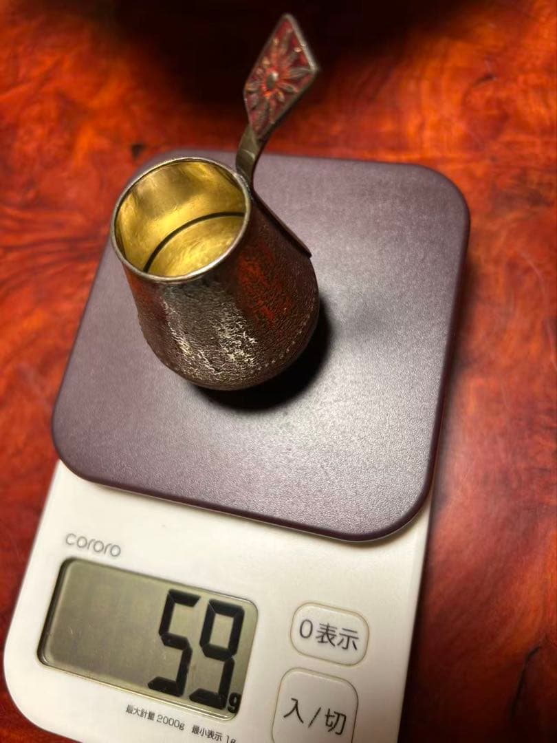 純銀　アンティークカップ 59g