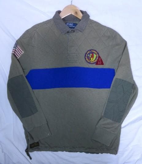 ポロ ラルフローレン ラガーシャツ L インディアンヘッド