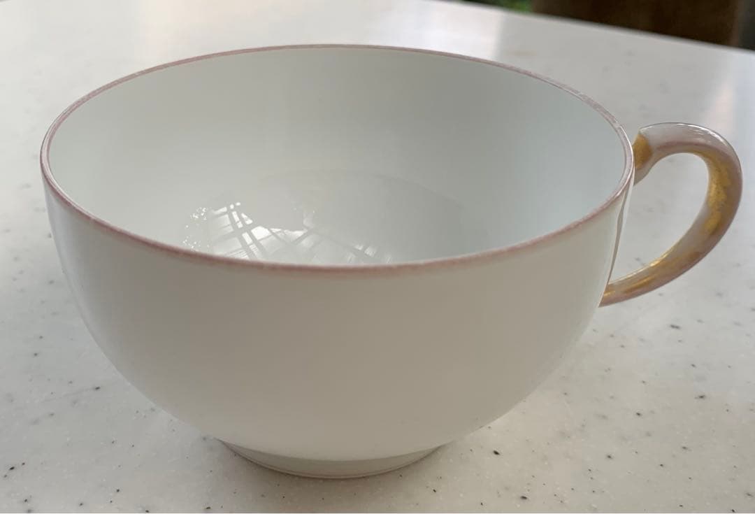 希少　大倉陶園　オールド大倉　コーヒーカップ　赤マロン印　1929 ヴィンテージ