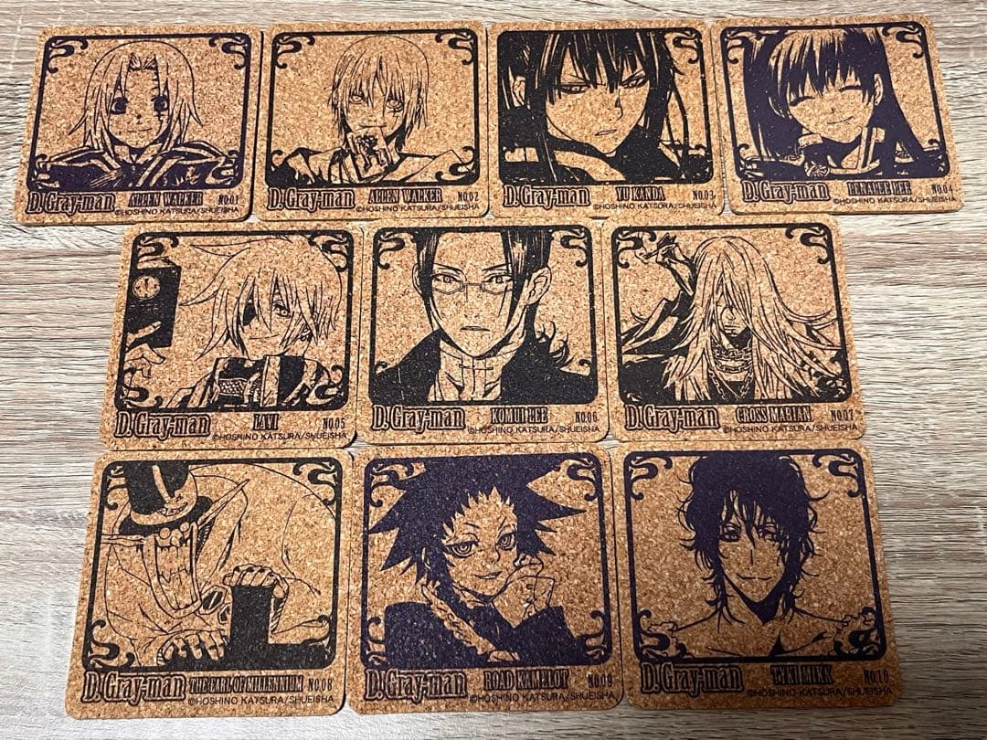 D.Gray-man コルクコースター 全20種