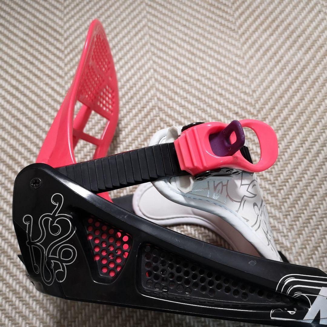 ほぼ新品 ケイツー スノーボード ビンディング 子供用