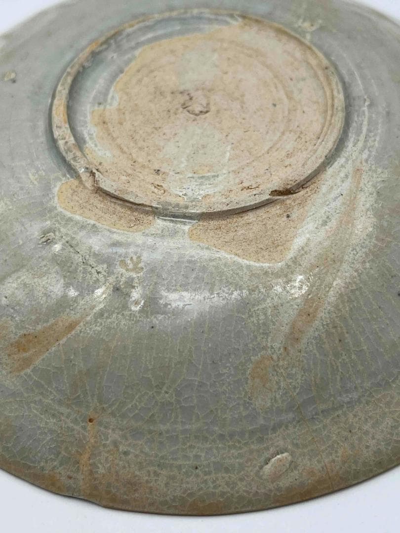 北宋時代　青白磁刻魚文輪花皿　唐草魚藻文盞　景徳鎮　影青(A-78)