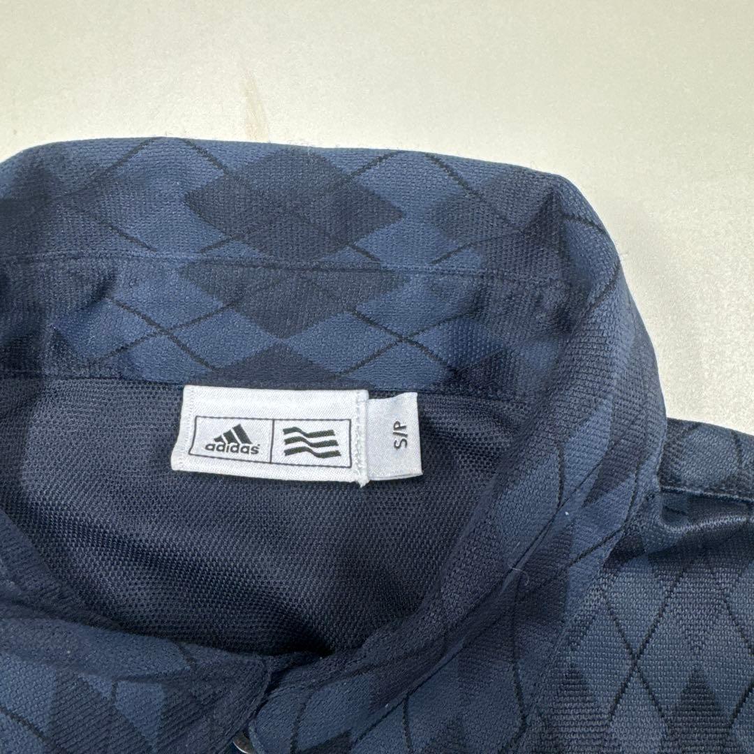 おまけ　単品1000円 adidas ダークブルー ポロシャツ S
