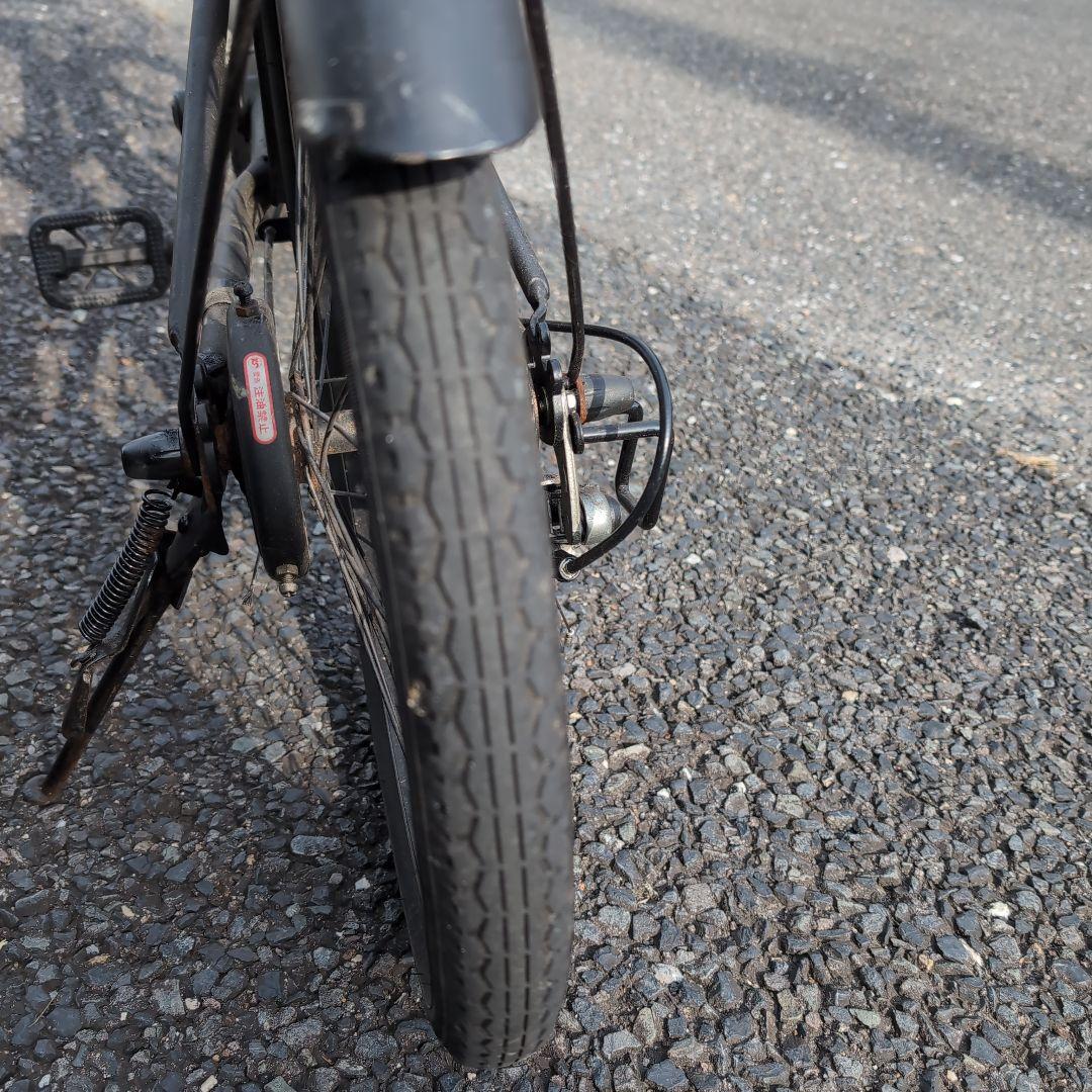 【手渡し限定】ミッキーの折りたたみ自転車