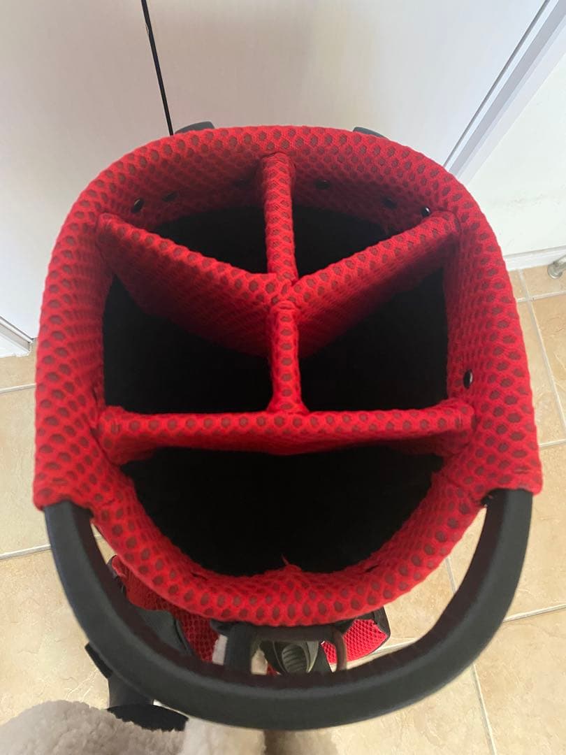 MASTER BUNNY EDITION キャディバッグ レッド/ブラック