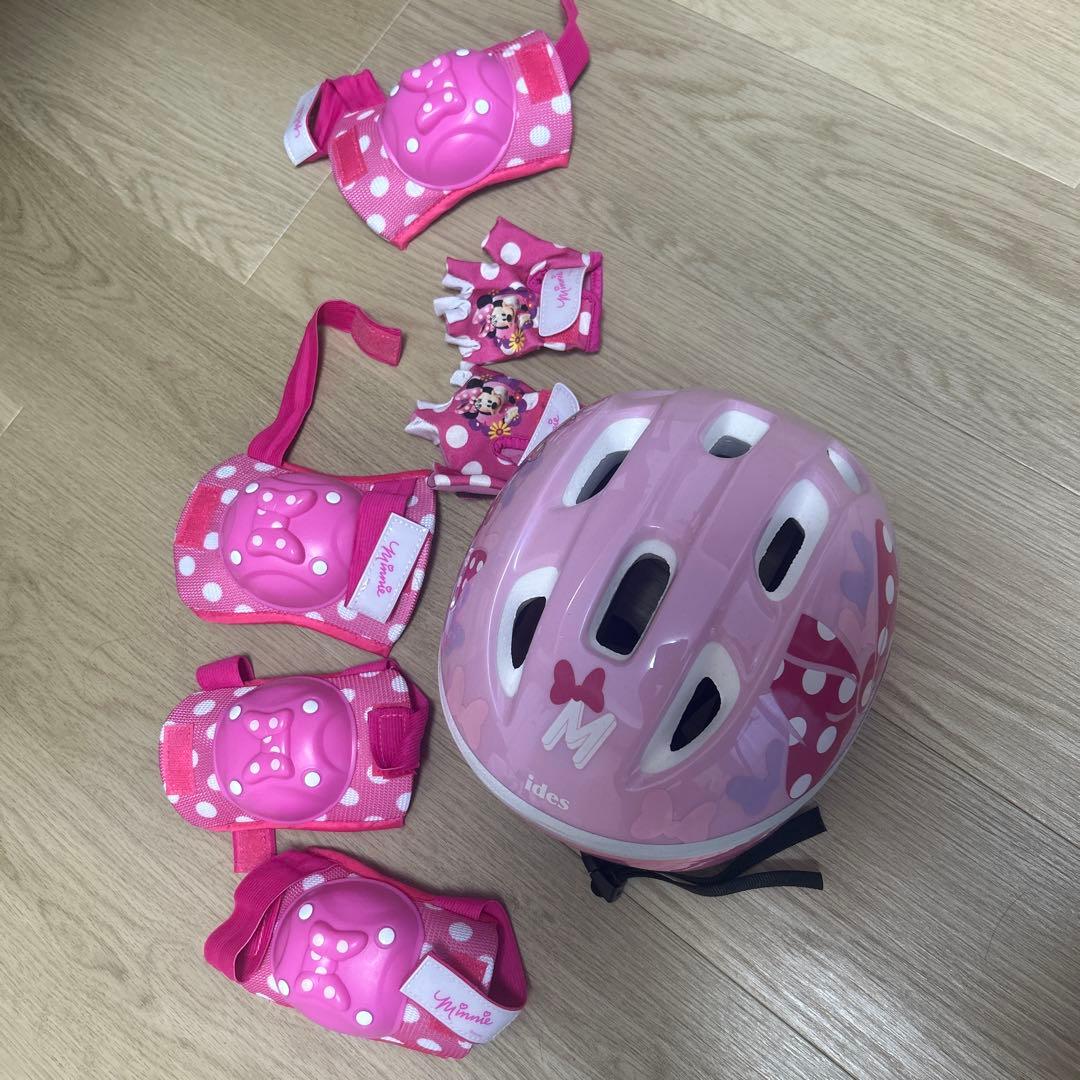 ミニーちゃん　幼児用ピンク自転車 水玉模様　日本非売品！