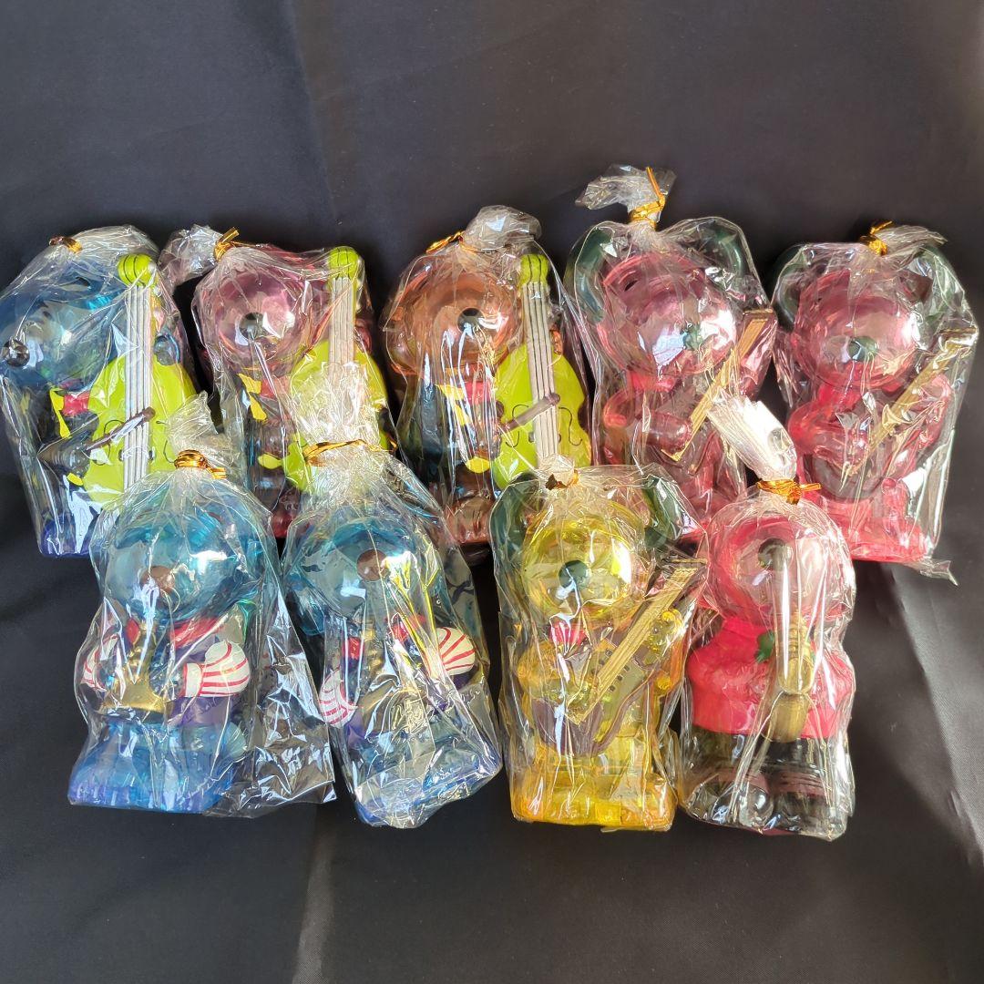 スヌーピー スケルトンフィギュア 貯金箱　9体　レトロ