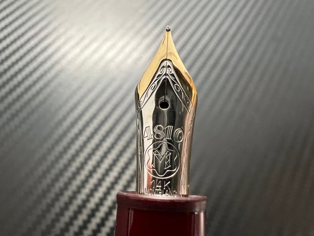 モンブラン マイスターシュテュック 147 トラベラー M ボルドー 万年筆