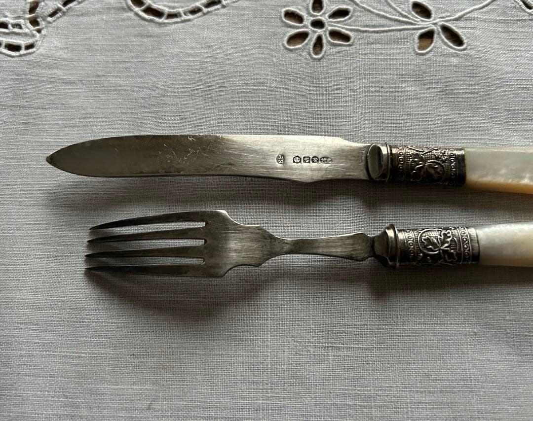 B アンティーク カトラリー3点セット