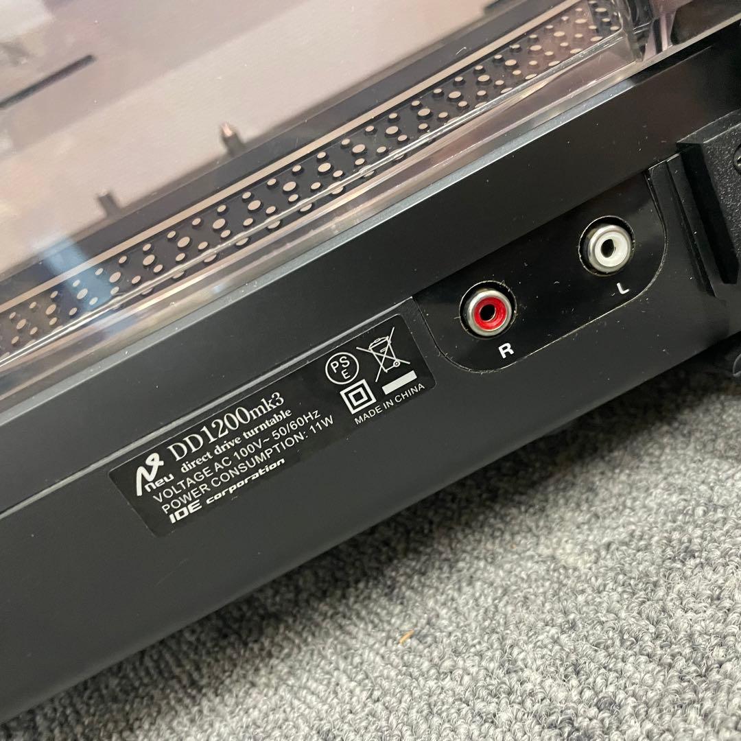 動作品 NEU DD1200MK3 ターンテーブル オーディオ機器