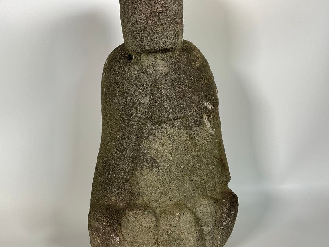 佐渡の石仏　地蔵　仏像　江戸時代　仏教美術　高さ約33cm