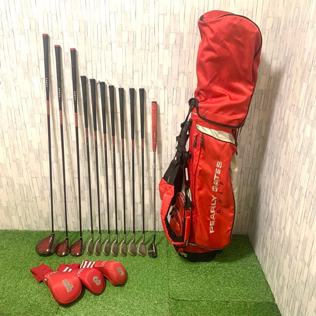 パーリーゲイツバッグ付 希少 オノフ 本格レディースゴルフクラブセット11本