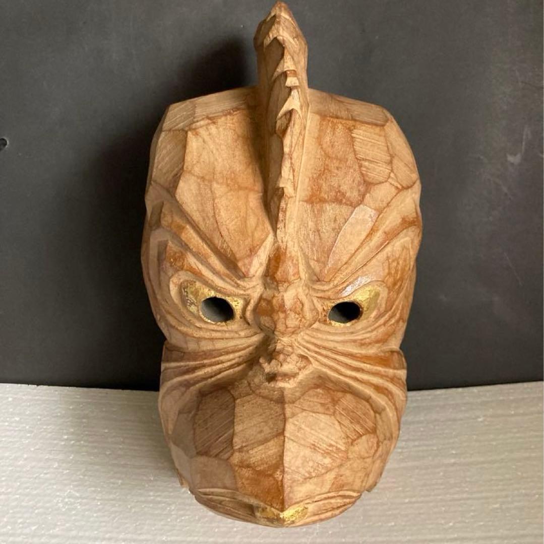 木彫 一刀彫 古楽面 伎楽面 太田佳男