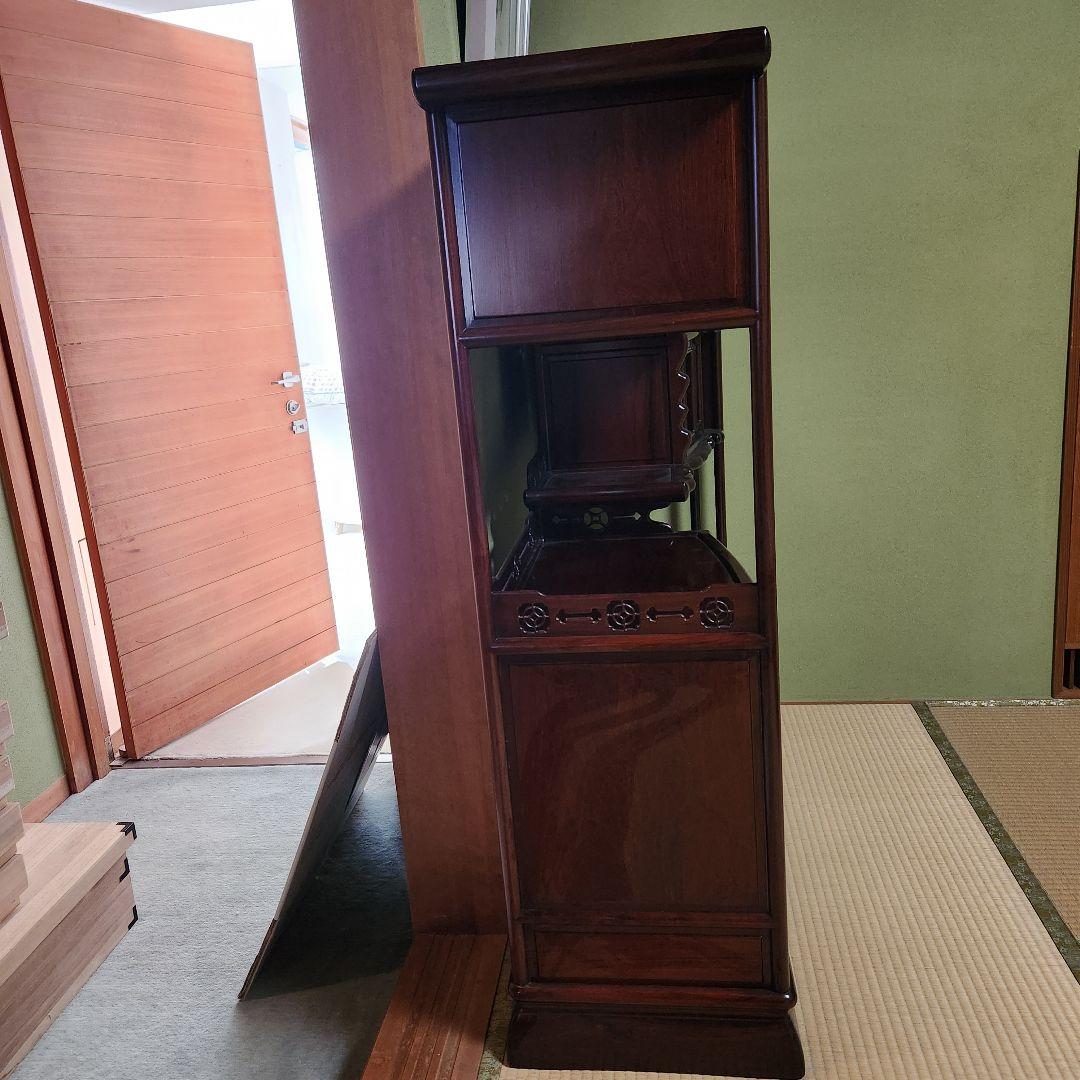 w【超美品】紫檀茶箪笥